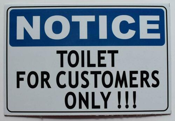 Toilet for Customer ONLY