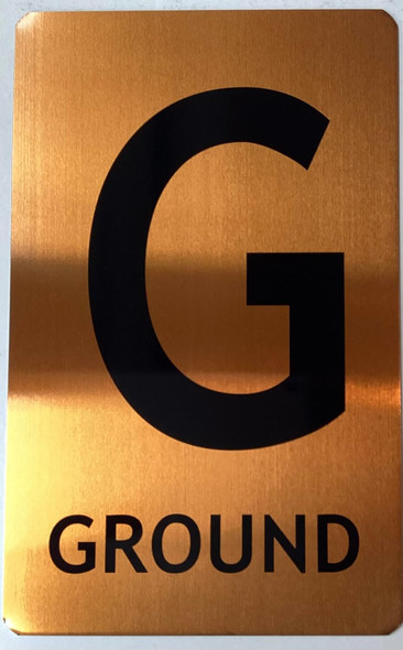 Ground Floor sign