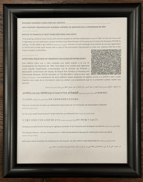 Rent Transparency Act sign