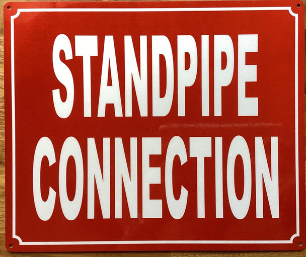STANDPIPE CONNECTION SIGN