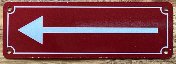 ARROW SIGN FOR SPRINKLER SYSTEM