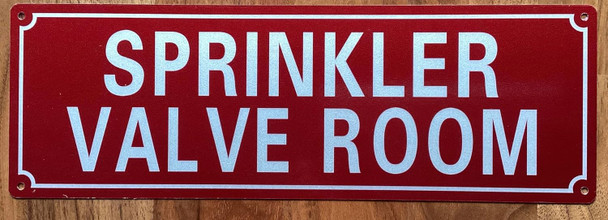 SPRINKLER CONTROL VALVE SIGN