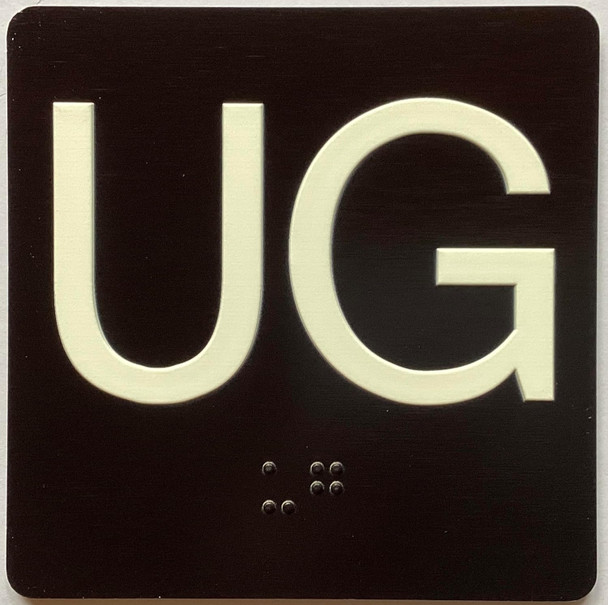 ELEVATOR FLOOR NUMBER THE LEXINGTON AVE LINE (UG- UNDER GROUND) SIGN