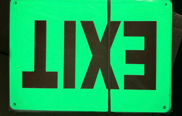 FREDI 10 GAS METER , 10 BOILER ROOM  20 EXIT GLOW IN DARK SIGNS