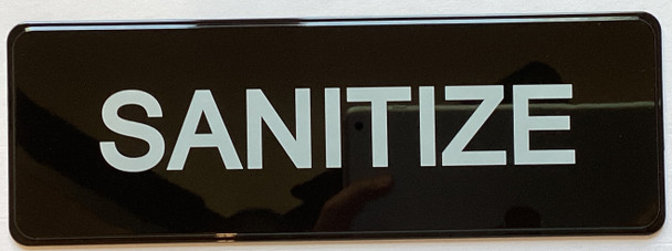 SANITIZE Restaurant Sign