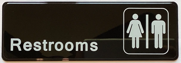 RESTROOM Restaurant Sign