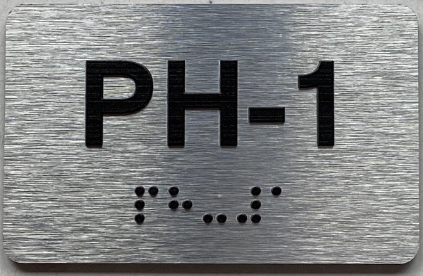 APT# PH-1 SILVER Sign