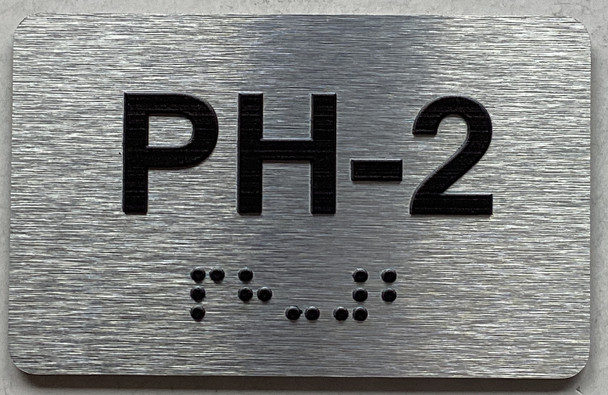 APT# PH-2 SILVER Sign