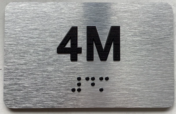 APT# 4M SILVER Sign