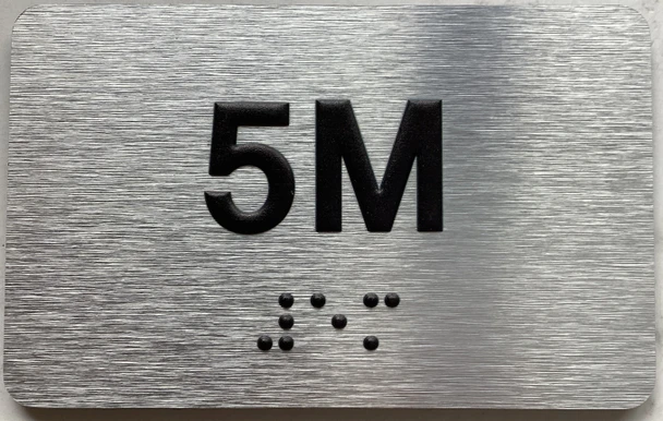 APT# 5M SILVER Sign