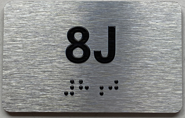 APT# 8J SILVER Sign
