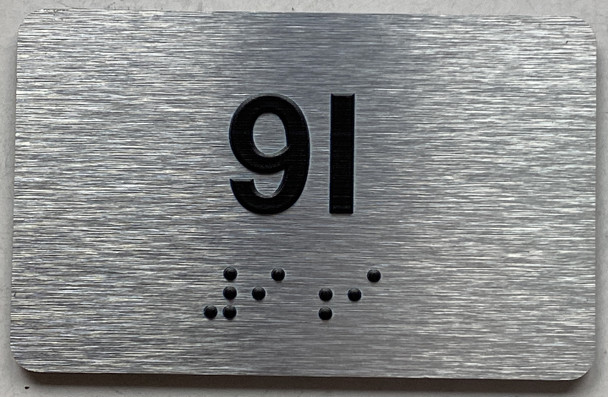 APT# 9I SILVER Sign