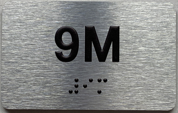 APT# 9M SILVER Sign