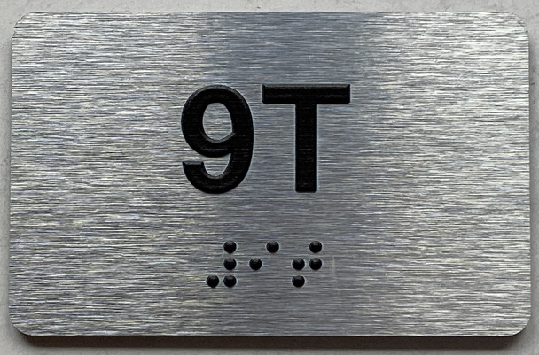APT# 9T SILVER Sign