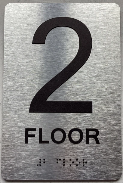 2 FLOOR Sign