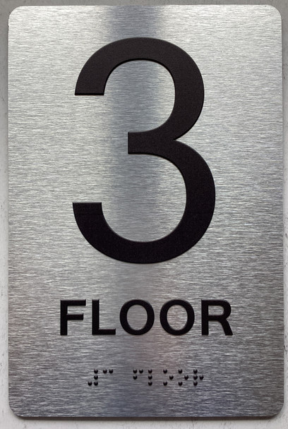 3 FLOOR Sign