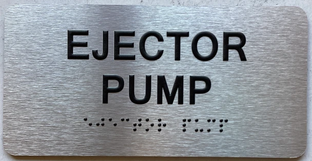 Ejector Pump Sign