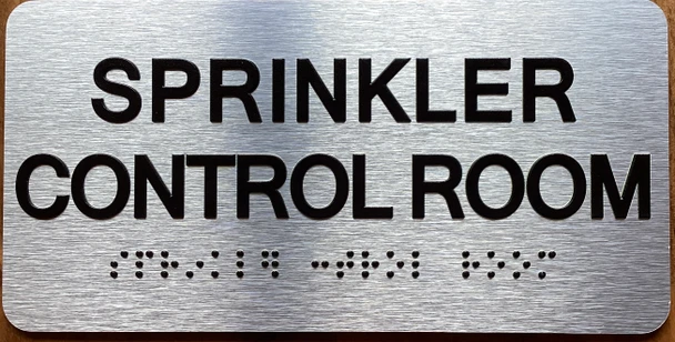 The Sprinkler Control Room Sign