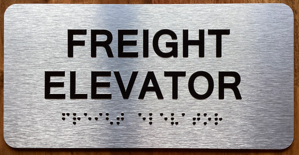 The Freight Elevator Sign