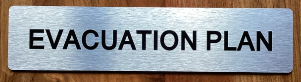 Evacuation Plan Sign