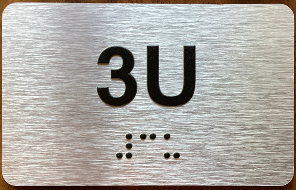 Apartment Number 4U Sign