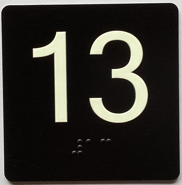 13 Sign with Raised Letters Sign