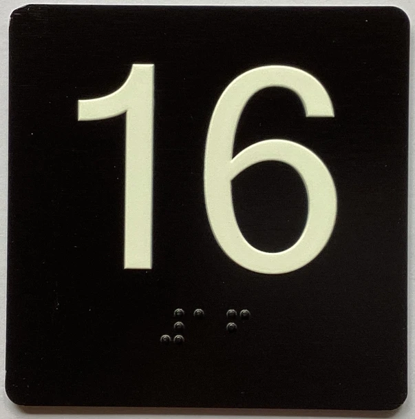 16 Sign with Raised Letters Sign