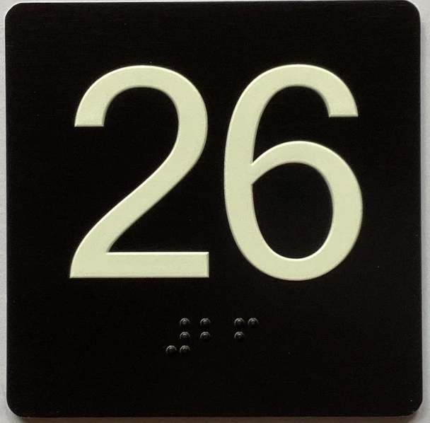 26 Sign with Raised Letters Sign