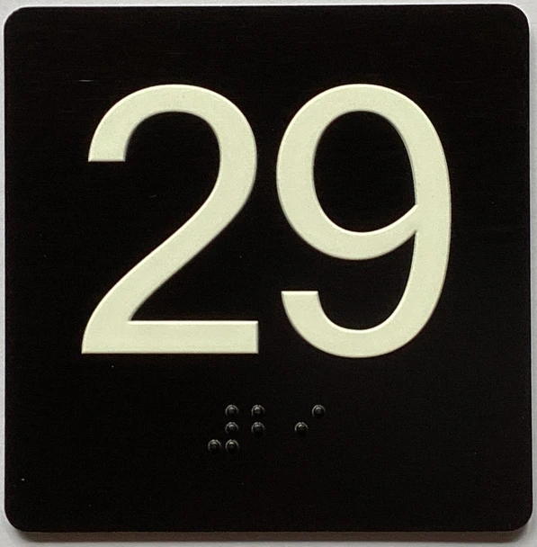 29 Sign with Raised Letters Sign
