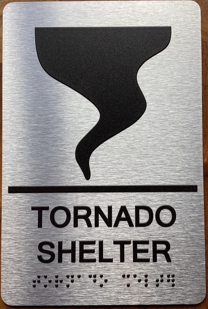 Tornado Shelter Sign