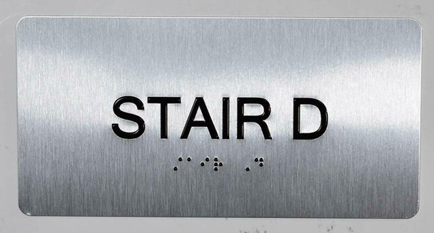 Stair D  -Tactile Touch Braille  - The Sensation line -Tactile s