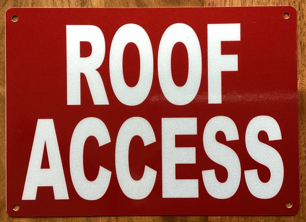 roof-access-5x7-red-aluminum-sign.jpg