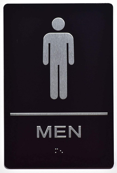 Men Restroom ADA  -Tactile s  The Sensation line