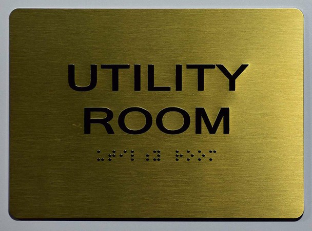 Utility Room  - Gold(Aluminium, Gold/Black) The Sensation line