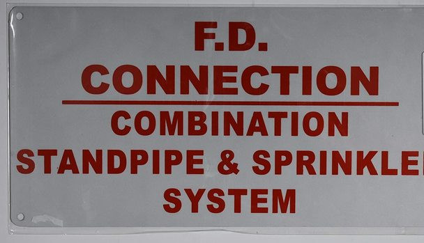 F.D Connections Combination Standpipe & Sprinkler System