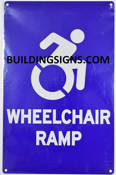 Wheelchair RAMP   The Pour Tous Blue LINE