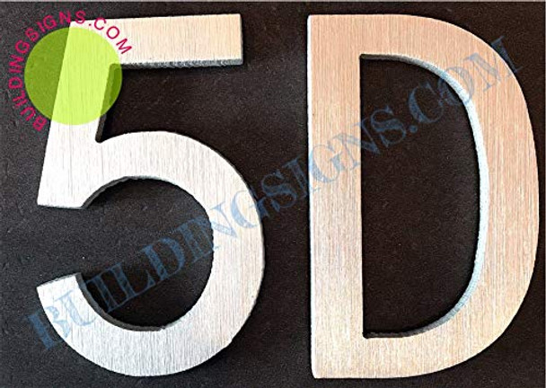 Apartment Number 5D Sign
