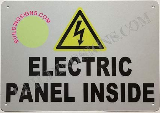 Electrical Panel Inside Sign