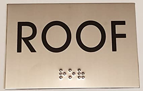 ROOF  -Tactile s  BRAILLE-( Heavy Duty-Commercial Use )