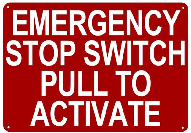Emergency Stop Switch Pull To Activate
