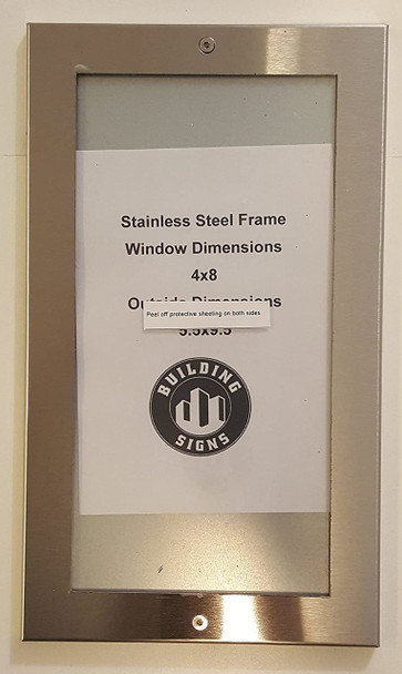 DIRECTORY FRAME STAINLESS STEEL