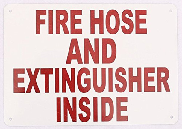 Fire Hose and Extinguisher Inside