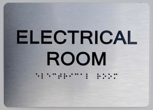 Electrical Room ADA Sign-Tactile Signs  Ada Sign