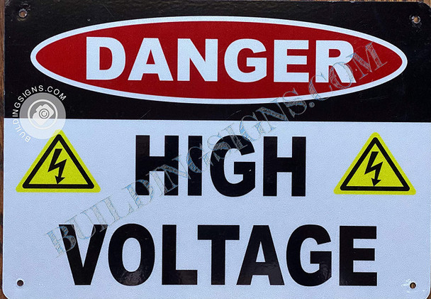 Danger HIGH Voltage Sign