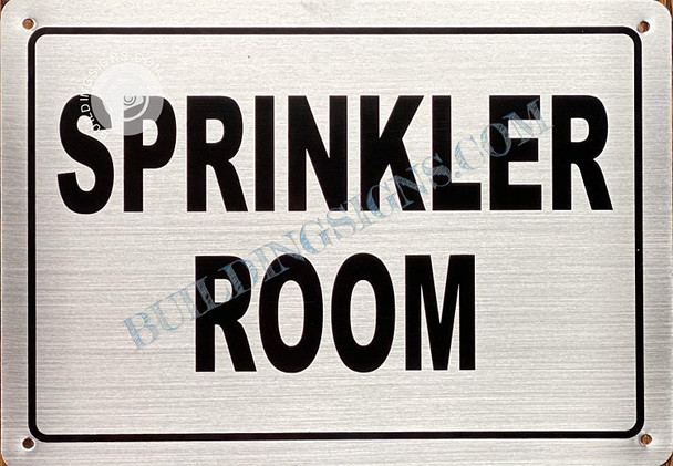 Sprinkler Room Sign
