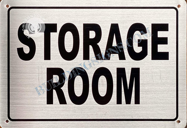 Storage Room Sign