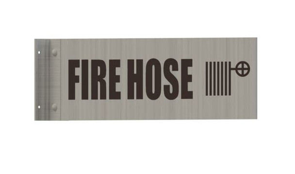 FIRE Hose Sign-FACP SIGNAGE-Two-Sided/Double Sided Projecting, Corridor and Hallway SIGNAGE