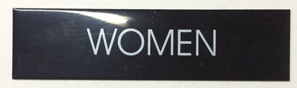 Toilet WOMEN sign