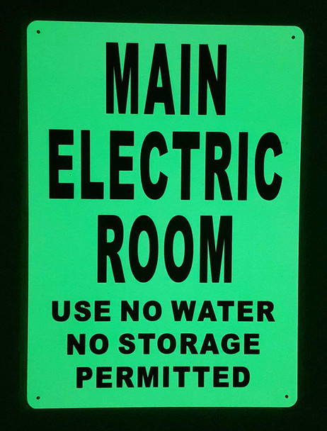 MAIN ELECTRIC ROOM  GLOW IN THE DARK