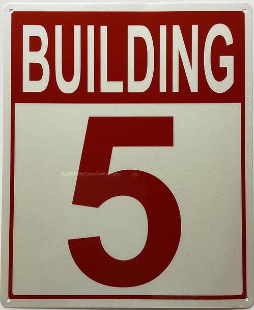 Building Number 5 Signage: Building - 5 Signage